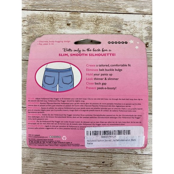 Hollywood Fashion Secrets Hip Hugger, Black - Picture 3 of 4